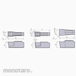 Tungaloy Grooving & Parting-Off Insert GE(R/L)