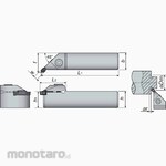Tungaloy Grooving & Parting-Off Tool CGEUR/L