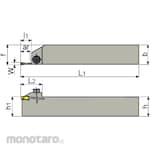 Tungaloy Grooving & Parting-Off Tool CGSSR/L