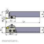 Tungaloy Grooving & Parting-Off Tool CGWSR/L-G