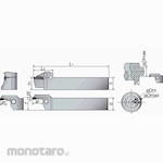 Tungaloy Grooving & Parting-Off Tool CTFR/L