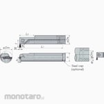 Tungaloy Grooving & Parting-Off Tool CTIR/L