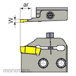 Tungaloy Grooving & Parting-Off Tool FLR/L-GP