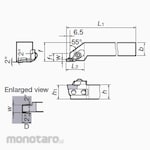 Tungaloy Grooving & Parting-Off Tool GX-R/LE