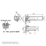 Tungaloy Grooving & Parting-Off Tool GX-R/LI