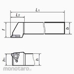 Tungaloy Grooving & Parting-Off Tool SGTR/L