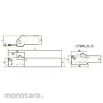 Tungaloy Tooling System Holder CTBR/L