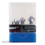 MST HSS 3 Flute Countersink 90 Degree Set (Mata Bor Countersink)