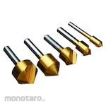 Solid Tool HSS Titanium Coated Countersink Drill Bit Set 90 Degree (Mata Bor Countersink)