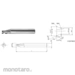 TAIYO-TOOL Carbide single-blade chamfered O-ring cutter