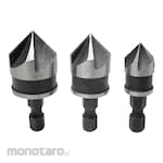 Taffware Drill Bit Set with Countersink Carbon Steel