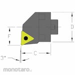 ULTRA-DEX USA Indexable Cutting Head TCMT