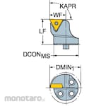 Sandvik CoroTurn 107 turning head