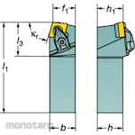 Sandvik CoroTurn RC Shank Bit for Negative Insert