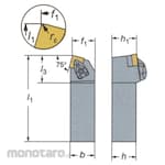 Sandvik Holder DSBNR