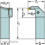 Sandvik Holder LG123 (Gagang Pahat Bubut)