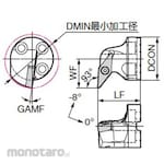 Sumitomo Electric Hard Metal Smart Damper for Internal Turning Replaceable Head (For Positive Inserts) SVUB Profiling (Kepala Holder Bubut)