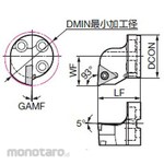 Sumitomo Electric Hard Metal Smart Damper for Internal Turning Replaceable Head (for Positive Insert) STUP Blind Hole Machining (Kepala Holder Bubut)