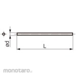 Sumitomo Electric Hard Metal Solid Carbide Rod Blank (Kunci Pas)
