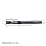 CHAIN SENG Tungsten Carbide Spiral Blade Reamer W-AFTO Series (Reamer Karbida)