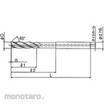 FP (FP Tool) Carbide Reamer E Series with Oil Hole
