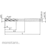 FP (FP Tool) Carbide Reamer E Series with Oil Hole