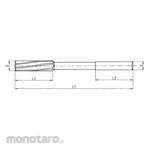 LBC HSS Machine Reamers with Straight Shank DIN212