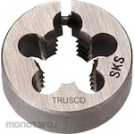 TRUSCO Adjustable Thread Cutting Round Dies Taper (PT Screws) (Mata Senai)