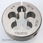 TRUSCO Adjustable Thread Cutting Round Dies for Pipes Parallel (PF Thread)