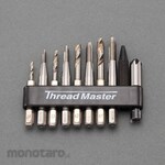 ESCO M 3-M 6 Tap and drill set (with hexagon shaft and pilot hole drill)