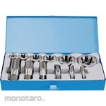 TRUSCO Parallel Pipe Thread Tap (SKS) and Hex-Head Sarae Dies (PF) Set