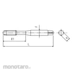 OSG Pointed Tap HSE 2B DIN2182 UNF VA-POT (Tap Titik)