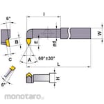 Mitsubishi Materials Brazing Byte (Mata Bubut Brazing)