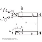 Sumitomo Electric Hard Metal JIS type carbide tool