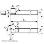 Sumitomo Electric Hard Metal JIS type carbide tool