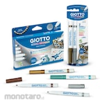 Giotto Metallic Multisurfaces Fibre Pens (Pulpen)