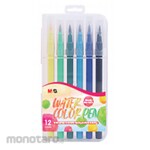 M&G Soft Brush Water Color Pen Washable (Pulpen Kuas Set)