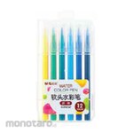 M&G Water Colorful Pen With Soft Tip , Non- Toxic (Pulpen)
