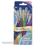Pentel Dual Metallic Original + Fantasy Set (Pulpen / Bolpoin)