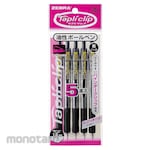 Zebra Tapri clip ballpoint pen black (Pulpen / Bolpoin)