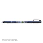 Tombow Fudenosuke Brush Pen Hard Tip Black (Pulpen Kuas)