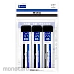 Tombow Pencil Mechanical pencil lead 05 monochrome 3P