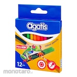 Agatis Permanent Colored Pencil Hexagonal (Pensil Warna)