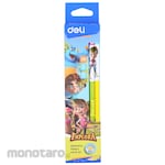 Deli Graphite Pencil 2B with Eraser