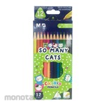 M&G So Many Cats Triangle Color Pencil