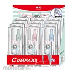 M&G Wood Pencil Zinc Alloy Compass