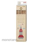 Mitsubishi Pencil (Uni-Ball) Hahatoko 5622 Hexagonal HT02 Blue 4B Pencil