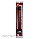 Mitsubishi Pencil (Uni-Ball) Pencil Uni 3-Pack 2H