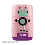 Milan (Pen) Sharpener & Eraser Compact Happy Bots