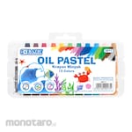 Bazic Oil Pastel 12 Colors 0417/6016